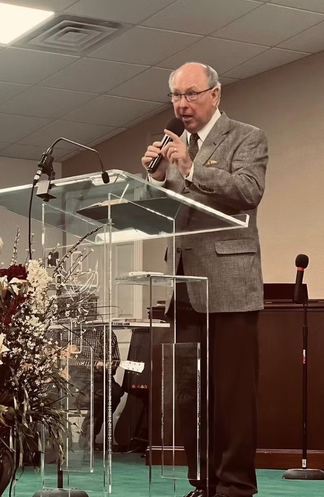 Pastor Don Russell preaching at Pathway Church